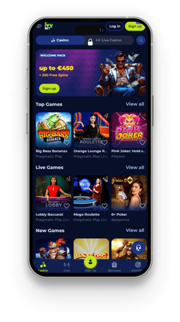 ivybetcasino app